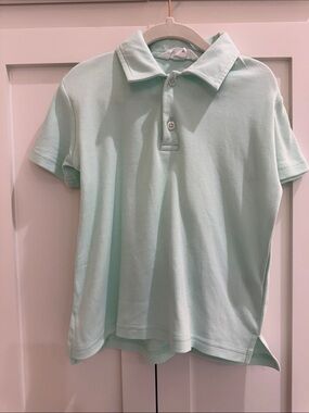 Kids Polo Shirt in Light Mint - Breathable Everyday Top